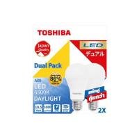 ราคา Toshiba หลอดไฟ LED A-Bulb 10.5W DL แพ็กคู่ (517236-454273010)