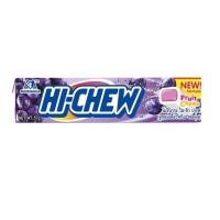 โมรินากะ ไฮ-ชิว ลูกอมเคี้ยวหนึบ รสองุ่น 57กรัม 12 เม็ด (Morinaga Hi-Chew Grape Flavoured Soft Candy 57g 12 pcs)