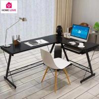 ราคา Homelove โต๊ะคอมพิวเตอร์ โต๊ะทำงาน โต๊ะรูปตัว L พร้อมชั้นวางของ ดีไซน์ใหม่ทรงทันสมัย (524787-467982010)