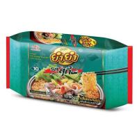 ราคา ยำยำเส้นแบนซอง รสสุกี้ 55 กรัม แพ็ก 10 ซอง (476651-386376010)