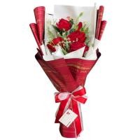 ราคา ช่อดอกกุหลาบ สีแดง (343795-705246010)