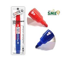 ราคา ปากกาไวท์บอร์ด 2 หัว CODE:D คละสี (แพ็ก 4 ด้าม) (540141-496456010)
