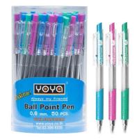 ราคา ปากกาลูกลื่นน้ำเงิน 0.5 มม. YOYA 1025 (แพ็ก50ด้าม) (457201-357804010)