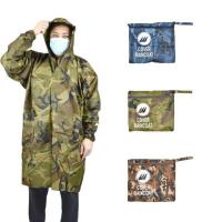 ราคา 3ฉลาม เสื้อกันฝนลายทหาร ไซส์ใหญ่พิเศษ คละลายพร้อมถุงซิปเก็บเสื้ออย่างดี แบบชุดคลุม (337121-611079010)