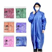 ราคา 3ฉลาม ชุดกันฝน เสื้อกันฝน PVCอย่างดี ขนาดฟรีไซส์ แบบคลุม (574538-556188010)