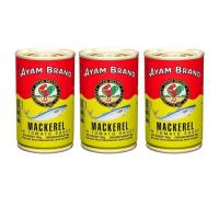 ราคา อะยัม ปลาแมกเคอเรลในซอสมะเขือเทศ 155 กรัม (แพ็ก 3 ชิ้น) (577218-561710010)
