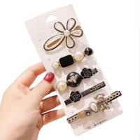 ราคา Theppratarn กิ๊บเครื่องประดับติดผม เซ็ต 5 ชิ้น สีดำ น่ารัก เรียบหรู มีสไตล์ (353547-707723010)