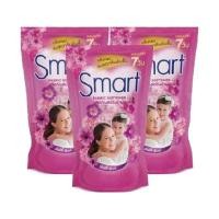 ราคา สมาร์ท น้ำยาปรับผ้านุ่ม สีชมพู 450 มล. (แพ็ก 3 ชิ้น) (455115-355059010)