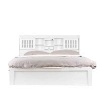 ราคา NARNNARN เตียง 5 ฟุต ข้างลอย หัวเตียงมีบานเลื่อน และ ไฟเปิด-ปิด SUNNY รุ่น BS5015 สีขาว (584645-574671010)