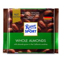 ราคา ริตเทอร์สปอร์ต ช็อกโกแลตผสมอัลมอนด์ 100 กรัม (492982-410153010)