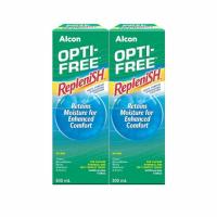 ราคา น้ำยาล้างคอนแทคเลนส์ Opti-Free Replenish ขนาด 300ml. แพ็กคู่ (590236-585399010)