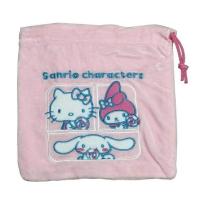 ราคา กระเป๋าผ้าหูรูด ลาย SANRIO (328807-590551010)