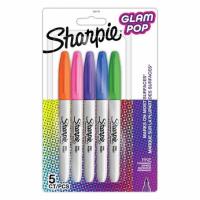 ราคา Sharpie ปากกามาร์คเกอร์ GLAM POP 1.0 มม. คละสี (แพ็ก 5 ด้าม) (363936-709787010)