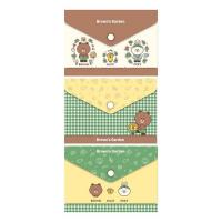 ราคา CODE:D แฟ้มกระดุม A6 LINE FRIENDS คละลาย (แพ็ก 3 ซอง) (333386-701398010)