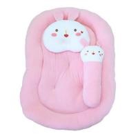 ราคา Minana ที่นอนเด็ก ลายการ์ตูน พร้อมหมอนรองศีรษะ และหมอนข้าง สีชมพู (520311-460115010)