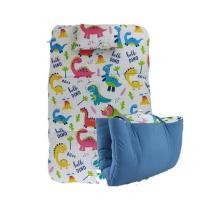 ราคา DINODINOO ที่นอนเด็กอนุบาล + หมอน รุ่นใหญ่พิเศษ ผ้าคอตตอน (ขนาด 85X130x5 cm) มีคลิปล็อค (366742-663583010)