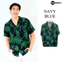 ราคา THE ROOM'S เสื้อฮาวาย ลาย Eternity Green สีกรมท่า (363821-709708010)