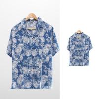 ราคา THE ROOM'S เสื้อฮาวาย ลายBox wood สีฟ้ายีนส์ (324605-710476010)