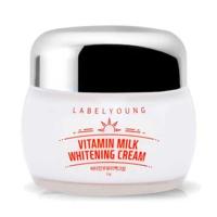 ราคา Label Young ครีมหน้าสด Vitamin Milk Whitening Cream 55 กรัม (474208-382865010)
