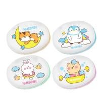 ราคา Nuebabe ฟองน้ำขนหนูรูปไข่ แพ็ก 4 ชิ้น คละสี/คละลาย (571959-551667010)