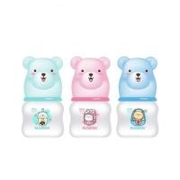 ราคา Nuebabe ขวดนมทรงเอว 2 ออนซ์ ฝาครอบหมี แพ็ก 3 ขวด คละสี (571926-551630010)