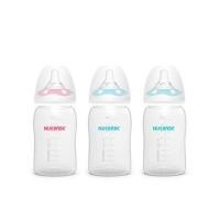 ราคา Nuebabe ขวดนมไทรทันคอกว้าง Ultra Clear 8 ออนซ์ คละสี (571919-551622010)
