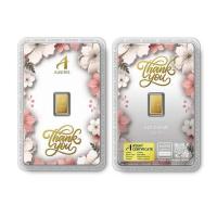 ราคา Ausiris ทองคำแท่ง 96.5 น้ำหนัก 1 กรัม Thank You Blossom (325031-710773010)