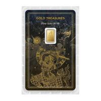 ราคา Ausiris ทองคำแท่ง 99.99% น้ำหนัก 1 g Gold Treasures ลายการ์ดหนุมาน (324381-667666010)