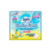 ราคา โซฟี คูลลิ่งเฟรช ยูซุ ซูเปอร์สลิม0.1 25 ซม. ห่อละ 6 ชิ้น (แพ็ก 6 ห่อ) (326072-711396010)