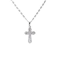 ราคา ValueJewelry สร้อยคอพร้อมจี้ ประดับคริสตัลแท้ ลายไม้กางเขน ขนาดกลาง NK075 (324083-586395010)