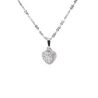 ราคา ValueJewelry สร้อยคอพร้อมจี้ ฝังคริสตัลแท้ ลายหัวใจ ขนาดพอเหมาะ NK008 (587697-581249010)