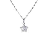 ราคา ValueJewelry สร้อยคอพร้อมจี้ ฝังคริสตัลแท้ รูปดาว ล้อมเพชร ขนาดพอเหมาะ NK006 (587696-581248010)