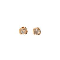 ราคา ValueJewelry ต่างหูแป้น ประดับคริสตัลแท้ เม็ดกลม ล้อมลายสาน ขนาดเล็ก ER1044 (587322-580638010)