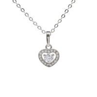 ราคา ValueJewelry สร้อยคอพร้อมจี้ เพชรกลม4มิล ล้อมคริสตัลแท้ ลายหัวใจ ขนาดเล็ก NK166 (341446-619271010)