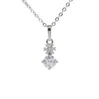 ราคา ValueJewelry สร้อยพร้อมจี้ ประดับคริสตัลเพชรกลมลายดอกไม้ หิมะ ขนาดเล็ก NK105 (341435-619260010)