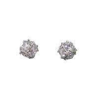 ราคา ValueJewelry ต่างหูแป้น ฝังคริสตัลแท้ ทรงกลม รอบตัว ขนาดเล็ก ตุ้มหู เครื่องประดับ ER0152 (336168-609687010)