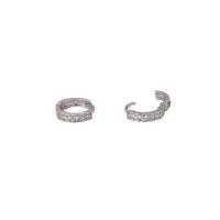 ราคา ValueJewelry ต่างหูห่วง ฝังคริสตัลเพชรกลม ขอบเหลี่ยม 1แถว 5เม็ดเรียง ER1214 (330643-592700010)