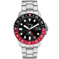 ราคา FOSSIL นาฬิกาข้อมือ model FS6092 Blue GMT Men's Watch (325885-711307010)
