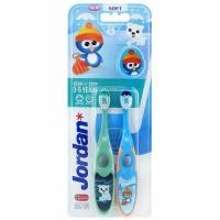 ราคา จอร์แดน แปรงสีฟัน เด็กสเต็ป 2 สำหรับอายุ 3-5 ปี (แพ็กคู่) (507443-436471010)