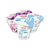 ราคา โยเกิร์ตไม่มีไขมัน รสข้าวไรซ์เบอร์รีและรสออริจินัล (ตราเมจิ) 135 กรัม แพ็ก 4 (327450-712372010)