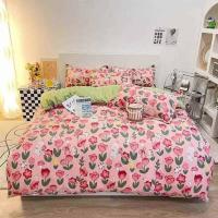 ราคา Fluffy ชุดผ้าปูไม่รวมนวม ขนาด 6 ฟุต ลาย Pink Lilie (327002-712104010)