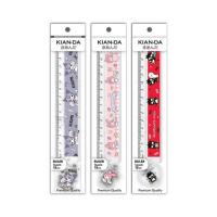 ราคา KIAN-DA ไม้บรรทัดสั้น Die-Cut 15cm. Sanrio คละลาย (แพ็ก 3 ชิ้น) (328161-712793010)