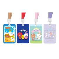 ราคา CODE:D ที่ใส่บัตรห้อยคอ Card Hoder LINE FRIENDS คละลาย (แพ็ก 4 ชุด) (383432-697850010)