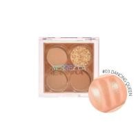 ราคา Merrezca พาเลทอายแชโดว์ Pro Eyeshadow Palette 0.7กรัมx3 + 0.6 กรัม (324491-601854010)
