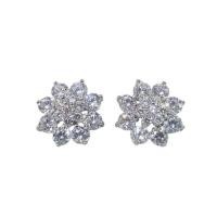 ราคา ValueJewelry ต่างหูแป้น ฝังคริสตัลแท้ล้อม2ชั้น ลายดอกพิกุล ขนาดใหญ่ ER0027 (589758-584619010)
