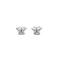 ราคา ValueJewelry ต่างหูแป้น ประดับคริสตัล ลายผีเสื้อขนาดเล็ก ER0698 (587331-580648010)