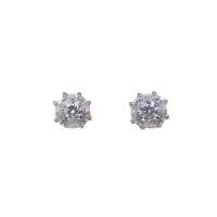 ราคา ValueJewelry ต่างหูแป้น ประดับคริสตัล ทรงกลม ขนาดเล็ก ตุ้มหู เครื่องประดับแฟชั่น ER0156 (336170-609689010)