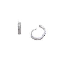 ราคา ValueJewelry ต่างหูห่วง คริสตัลแท้ 1แถว ขนาดพอเหมาะ ER1234 (330651-592703010)