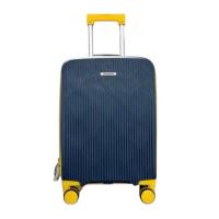 ราคา DENPA กระเป๋าเดินทางล้อลาก PP 2tone color น้ำเงิน+เหลือง (332651-715453010)