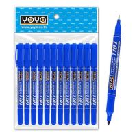 ราคา ปากกาเขียนแผ่นซีดี 2 หัว 1101 สีน้ำเงิน (แพ็ก 12 ด้าม) (469412-376417010)